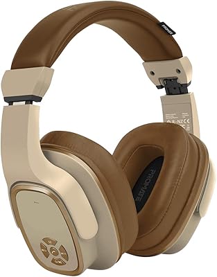Wireless headset 2 in 1 Promate with HD speaker Bluetooth 5.0 with integrated 6 W speaker, microphone, 12 hours of autonomy, location for micro SD card, FM radio, port aux, Corvin.. Affordable online shopping is just a click away with DIAYTAR Nigeria.