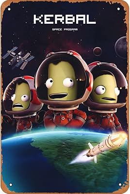 Kerbal game poster, Earth Break Spatial Program Expansion Games, Vintage metal tin sign, 8x12 inch wall decoration.. Shop with purpose at DIAYTAR NIGERIA and receive your purchases at unbeatable prices within the week.