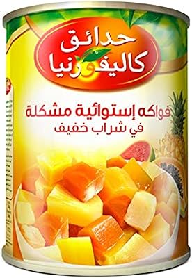 Mixture of tropical fruit California Gardens with light syrup, 565 g.. Shop confidently with Nigeria's most trusted e-commerce platform, offering swift and affordable delivery.