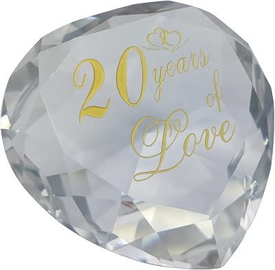 Crystal gifts from the 20th birthday for husband, wife, boyfriend or girlfriend, cute romantic gifts for wedding anniversary, 20th birthday and Valentine's Day for women and men.. DIAYTAR Nigeria: trusted by thousands for fast, reliable delivery.