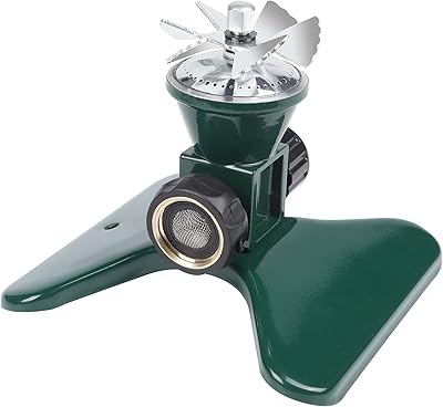 Garden sprinkler, square of square garden in robust metal, 360 -degree large surface irrigation, water sprinkler automatic rotary water for watering the garden and the terrace by CIOSSI.. E-commerce made for Nigeria — fast delivery and low prices at DIAYTAR.