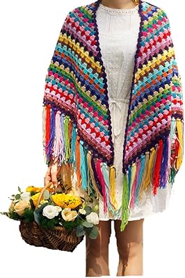 Grandmother Grandmother with Pompon Surprised with colored crochet handmade for women 34 "x 39.06", colored, l, color, l.. Shop without compromise at DIAYTAR NIGERIA, where quality, affordability, and quick delivery coexist.