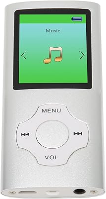 MP3 music player, LCD screen without loss of 1.8 inch supporting the recording of photos MP3 Elegant Hi-Fi Radio FM for daily use (silver).. DIAYTAR NIGERIA: Where online shopping becomes effortless with budget-friendly nationwide delivery.