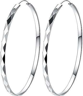 Creole earrings in Sterling 925 silver for women hypoallergenic curls.. Quick delivery. Quality products. Great deals. That’s DIAYTAR Nigeria.