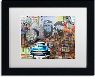 Havana Club II of Alberto Lopez, matt white, black frame 11 x 14 inches.. Explore the biggest product variety online — only at DIAYTAR Nigeria.