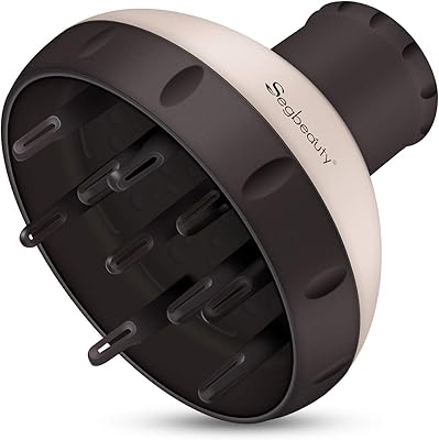 Sigbeauty hair dryer diffuser Professional hair diffuser for soft, thick, curly, wavy and dry hair, increases the volume without Frisottis, for a hairdryer from 1.6 to 1.8 inches.. DIAYTAR NIGERIA: Where shopping is easy, prices are low, and delivery is just days away.