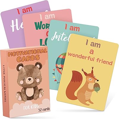 Set of 52 signaling cards for children Flash cards motivation sentences positive meditation gifts positive journalization cards self -awareness self -awareness Reward for reward, 6.35 x 8.89 cm.. Nigeria's e-commerce leader delivers unmatched variety and value to your doorstep in just 5-8 days.