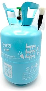 Party Fun - Complete set with 7.1 l helium tank (15 lb), 30 Latex balloons with matching colors.. DIAYTAR NIGERIA: Where every shopping need is met with affordable prices and timely delivery.