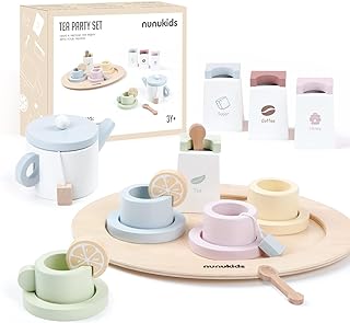 Nonokids wooden tea service for little girls, tea service for toddlers, 20 pieces, tea service to pretend to play.. Your one-click solution to affordable shopping, DIAYTAR NIGERIA delivers quality products nationwide.