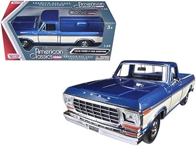 Ford F-150 Motormax 1979, blue and cream 79346ac-Blcrm van-Tye-length of toy molded pressure on a scale 1/24.. Get your essentials without leaving home — thanks to DIAYTAR Nigeria.