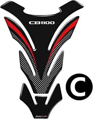 Xiaozhiwen 3D motorcycle sticker Pad tank Waterproof Calpcomanies Case for Honda CB1100 CB 1100 Universal (Color: C).. DIAYTAR NIGERIA: Where every Nigerian finds what they need at prices they can afford, delivered promptly.