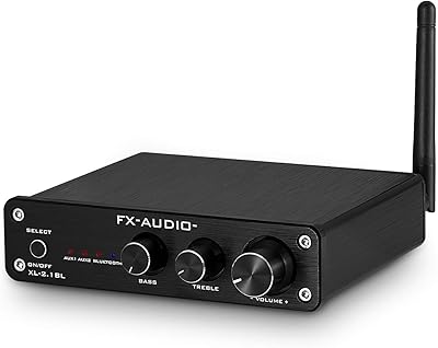 Bluetooth hi-fi amplifier Base de Basses Digital 2.1 channels (black).. Everything you need is on DIAYTAR Nigeria — just a click away.