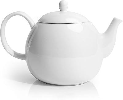 Swizz porcelain teapot of 40 oz large enough for 5.. DIAYTAR NIGERIA: Transforming online retail with affordable prices and consistent 5-8 day nationwide delivery.