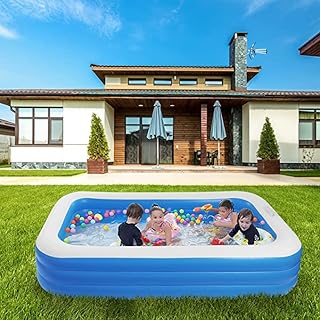 A large inflatable pool for children, inflatable for the family, adults and young children, rectangular for interior and exterior squares and the courtyard, 180 cm x 140 cm x 60 cm.. Enjoy the simplicity of shopping with DIAYTAR NIGERIA, offering vast choices delivered in just 5-8 days.