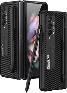 Samsung Galaxy Z Fold 3 5G 2021 shell with an S Pen support in rigid polycarbonate and an E.. DIAYTAR NIGERIA: Your trusted marketplace that combines variety, affordability and reliable shipping.
