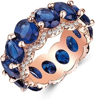 Gold-plated woman ring decorated with blue zirconia stones from Charhoden 9 [CHD-B1092].. DIAYTAR NIGERIA: Making quality accessible to all Nigerians with affordable prices and quick delivery.