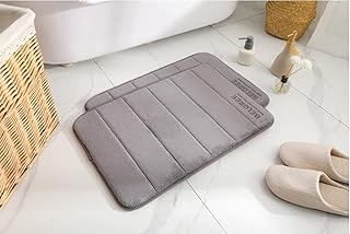 Nutachery bath mat in memory foam, super absorbent soft bath mat, machine washable kitchen mat, easy drying for bathroom floor mats (40x60cm) (gray).. Embrace the convenience of DIAYTAR NIGERIA with thousands of products at your fingertips, delivered nationwide.