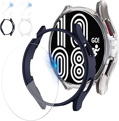 Zurligi screen protector for Samsung Galaxy Watch 5 PRO [2 + 2 pieces] in glass.. Easy checkout, quick delivery — shop now on DIAYTAR Nigeria.