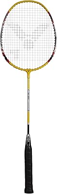 Badminton racket and shuttle stick Victor Al 2200 in yellow, single racket or together with rackets/balls/transport bag.. DIAYTAR NIGERIA: Where shopping is easy, prices are low, and delivery is just days away.