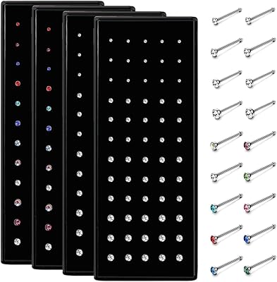 60-240 Pieces Hypoallergenic nose nose for women in steel.. DIAYTAR NIGERIA delivers value, variety, and convenience with our nationwide 5-8 day shipping.