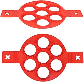 Non -stick pancake pan, egg mold with 7 round holes, DIY, 2 pieces.. Don’t wait weeks — DIAYTAR Nigeria delivers your order in just a few days.