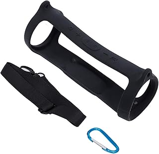 Protective case compatible with JBL loads 4, portable speaker cover, travel storage bag with carabiner and crochet shoulder strap.. Shop with intention at DIAYTAR NIGERIA, offering thousands of products delivered nationwide in days.