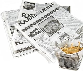 Goodrun 100 pieces waxed paper wrapping paper resistant fat disposable fat for sandwich.. DIAYTAR NIGERIA: Where every purchase is affordable and delivery is always within a week.