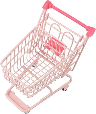 Toy & Onna Mini Plastic Supermarket Basket, Metal Races for Children, Racer's Basket to pretend (Rose).. No hassle, just shopping — DIAYTAR Nigeria delivers in under 8 days.