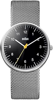 Classic analog watch for men with quartz movement and stainless steel bracelet BN0021BKSLMHG, silver, bracelet, silver, bracelet.. Click, pay, receive — DIAYTAR Nigeria makes online shopping seamless.