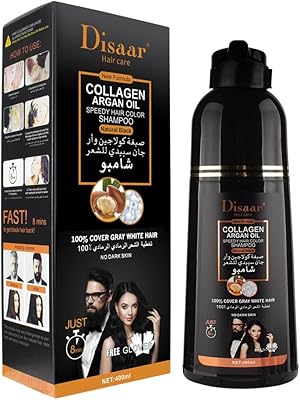Organic color shampoo for white and gray hair, argan and collagen oil, unique lotion and hair discoloration 400 ml.. Elevate your shopping experience with DIAYTAR NIGERIA's vast catalog and budget-friendly options.