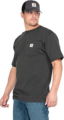 Work t-shirt with carhartt short sleeve pocket for men.. DIAYTAR NIGERIA: Connecting every Nigerian with quality products at prices everyone can afford.