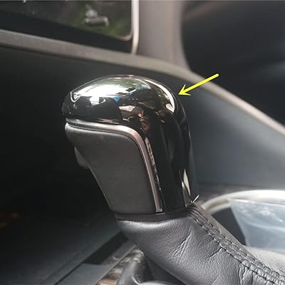 Ziwin black shiny black speed lever pommel for Toyota Camry 2018 2019 2020 2021 2022 Avalon Corolla 2020 2021 2022 (Brilliant Black).. Your shopping dreams realized through DIAYTAR NIGERIA's affordable platform with reliable delivery times.