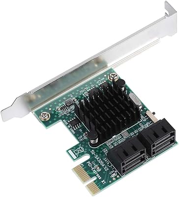 PCIe SATA 3.0 4 Ports Controller Extension Card III 6.. DIAYTAR NIGERIA: Where quality meets affordability, with thousands of products delivered in less than 8 days.