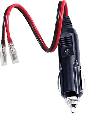 SKEIDO 12V Timmers Cigaretop Male replacement with handlebars-CC CC adapter Battery charger kit connectors lighter cigarette cable power cable for cars.. Your new favorite way to shop online — DIAYTAR Nigeria.