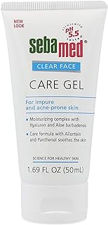 Sebamed Clear Face Care Gel (50 ml) with aloe vera and hyaluronic acid for light skin with acne tendency - made in Germany.. Your complete retail destination, DIAYTAR NIGERIA combines extensive variety with prompt delivery.