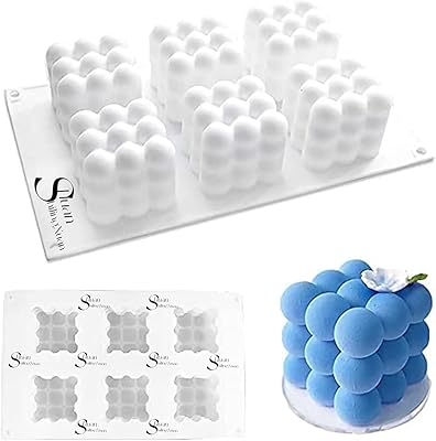 Rubik's 3D cake mussels silicone molds 6 cavities for baking foam.. Shop without boundaries at DIAYTAR NIGERIA, offering extensive variety at prices you'll appreciate.
