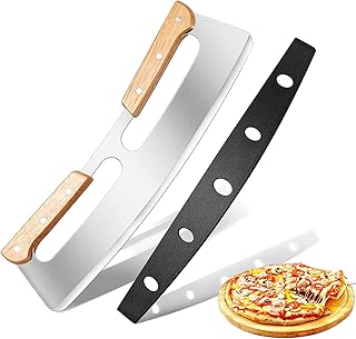 Senved Moon rocking pizza knife, stainless steel pizza with protective lid, 14-inch rocking blade to cut the pizza like a pro.. From Lagos to Kano, DIAYTAR Nigeria delivers across Nigeria in days.