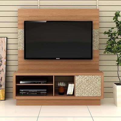 Danube Home Gallo TV Furniture For TV up to 65 "I Entertainment Modern Design With Wooden TV Furniture For Living Room And Bedroom | TV shelf Length 160 x Width 40 x Height 180 cm - Almond/Rattan.. Experience shopping freedom with DIAYTAR NIGERIA's vast catalog and nationwide 5-8 day shipping.