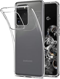 Protective shell Spigen Liquid Crystal Design for Samsung Galaxy S20 Ultra - Transparent.. DIAYTAR NIGERIA connects desires with reality through affordable prices and reliable delivery service.