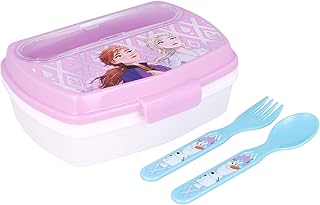 Fun sandwich box with frozen cutlery, two store items, multicolored.. Shop efficiently from anywhere with DIAYTAR NIGERIA's comprehensive platform and quick delivery options.