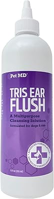 Veterinary cleaner for cat and dog ears Petmd Trace Flush to treat yeast infections, mites and fungal infections (12 OZ).. Your shopping dreams realized through DIAYTAR NIGERIA's affordable platform with reliable delivery times.