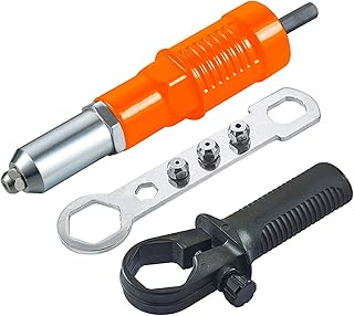 Electric riveting gun adapter, wireless drill adapter, manual riveting tool with aluminum cast iron cap, non -slip handle, convertible head and key.. Discover the joy of choice with DIAYTAR NIGERIA's extensive selection and budget-friendly shipping.