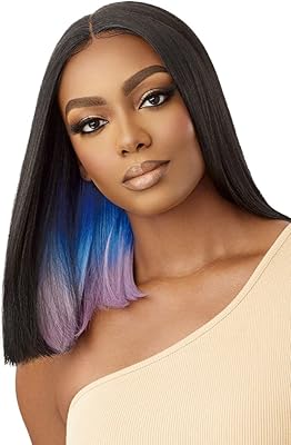 Wig by front lace - Colorbomb - Kimia (MC/Ult Midnight Paradise).. Navigate through thousands of products at pocket-friendly prices with DIAYTAR NIGERIA's easy-to-use platform.