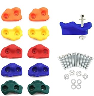 Climbing handles for interior and outdoor walls for children in the garden, 10 rooms.. DIAYTAR NIGERIA puts thousands of products at your fingertips with affordable prices and delivery within a week.