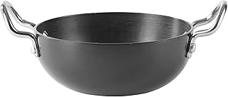 Royalford Tadka aluminum frying stove 13 cm with stainless steel handles - RF11339 Elegant design with raised handles ideal for making tadka for sauce, black.. Enjoy a hassle-free shopping experience with DIAYTAR Nigeria, where products are categorized for your convenience and delivery is always on time.