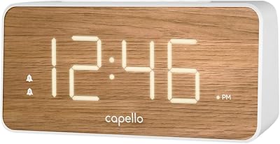 Capello digital alarm clock with very large screen/white - frame.. Love deals? DIAYTAR Nigeria has you covered with low prices and fast delivery.