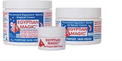 Set of skin for Egyptian magic, 3 articles: 4 oz jar + 1 oz jar + 25 oz jar.. Your favorite brands are just a click away on DIAYTAR Nigeria.