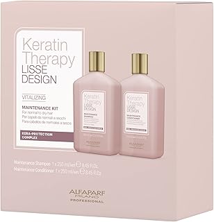 Alfaparf Milano Keratin Therapy Smooth Design Kit Vitalizing - Shampoo and Post -Shampoo with Keratin without sulfate - Maintains and improves hair treatment with keratin - 2 x 8.45 FL OZ.. Discover more ways to save — every day on DIAYTAR Nigeria.