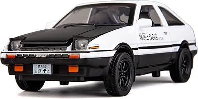 WAKAKAC Initial Toyota of AE86 Boarding car door opener in alloy with light and sound (white black).. DIAYTAR NIGERIA brings affordable products to every doorstep with our reliable 5-8 day shipping.