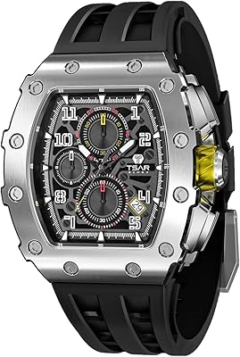Men's watches - Watch Japanese Sapphire Glass Japanese Movement - Water resistant up to 50 m - Silicone Silicone and Light Calendar Watches, Luxury Gifts for Men.. DIAYTAR NIGERIA combines affordability, variety, and convenience with nationwide delivery services.